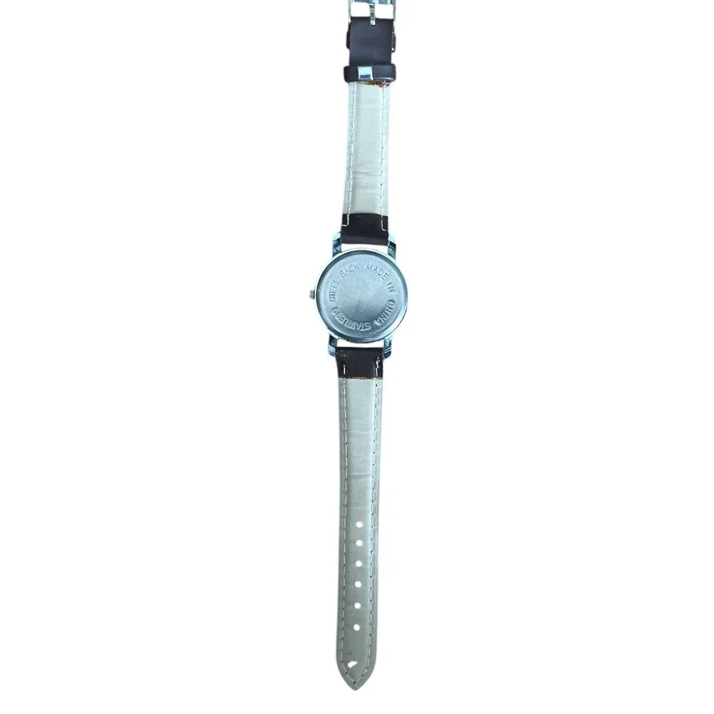Rebecca Collection Ladies Fashion Wristwatch Brown Strap New Battery